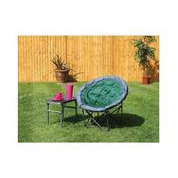 Deluxe range medium green moon chair