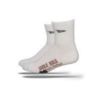 DeFeet Woolie Boolie Sheep 2 4 Inch Cuff Socks - White - S