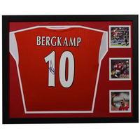 Dennis Bergkamp Hand Signed Arsenal Shirt