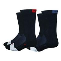 Defeet - Thermeator 6 Cuff Socks Black/Red L