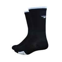 Defeet - Cyclismo 5 Socks Black/White Stripe M