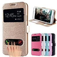 DF Silk Pattern Dual Window Full Body Case for Samsung S5 I9600(Assorted Color)