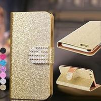 DF Glitter Pattern with Diamond Buckle Full Body Case for iPhone 6s 6 Plus