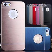 DF Luxury Solid Color Brushed Aluminium Case for iPhone 5/5S