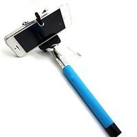 DF Cable Take Pole Extendable Selfie Handheld Monopod Stick Holder for iPhone 5/5S/6 (Assorted Colors)