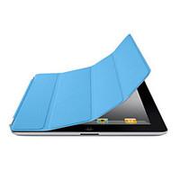 DF Solid Color Auto Sleep/Wake Up PU Folding Case for iPad 2/3/4