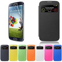 DF Colorful Touch Window Full Body Case with 1pc Screen Protector for Samsung S4 I9500 (Assorted Color)