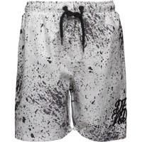 DFND London Boys Splatters Swim Shorts White