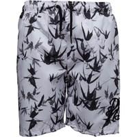 DFND London Boys Bamboo Swim Shorts White