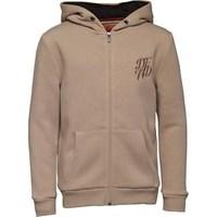 DFND London Boys Fox Zip up Hoody Taupe