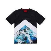 dfnd marble chevron t shirt long