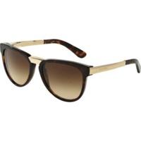 D&G DG4257 502/13 (dark brown-gold/brown gradient)