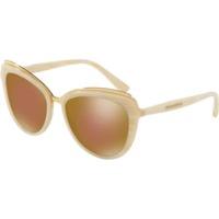 D&G DG4304 3084F9 (beige horn/brown mirror bronze)