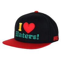 DGK Haters Snapback Cap - Black/Rasta