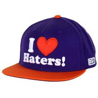 DGK Haters Snapback Cap - Purple/Orange