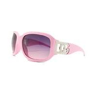 DG Eyewear Pink Frame Sunglasses