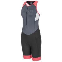 dhb womens classic tri suit blackgreen uk 16 tri suits