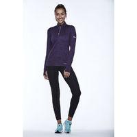 dhb womens long sleeve winter 14 zip top long sleeve running tops