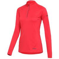 dhb womens active half zip run top long sleeve running tops