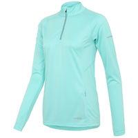 dhb womens long sleeve quarter zip run top long sleeve running tops