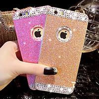 Diamond Bling Glitter Cover Case with Back Hole for iPhone 6s 6 Plus