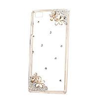 DIY Attractive Flowers with Rhinestone Pattern PC Hard Case for Multiple Huawei P8 Lite Honor 8 Mate 7 8 9