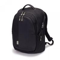 Dicota 14 - 15.6inch Laptop Backpack Removable Notebook Case & Rain Cover Black