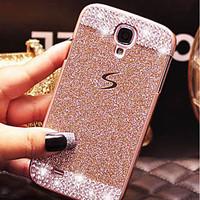 diamond look bling shining back case cover for samsung s4 i9500