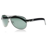 Dirty Dog Metro Sunglasses Gunmetal and Shiny Black 53304 Polariserade