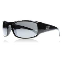 Dirty Dog Muzzle Sunglasses Shiny Black AMPOL Polariserade