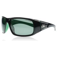 Dirty Dog Ultra Sunglasses Black and Green 53300 Polariserade