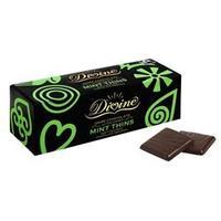 Divine Chocolate Dark Choc Mint Thins 200g