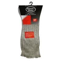 Diabetic\'s choice Ultra dry comfort socks m/l grey