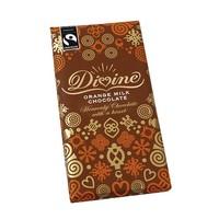 Divine Chocolate Orange Milk Chocolate 100g