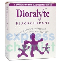 dioralyte sachets blackcurrant 6