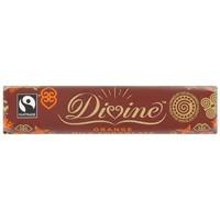 Divine Chocolate Orange Milk Chocolate 40g