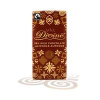 Divine Chocolate Divine Milk Choc Whole Almonds 100g