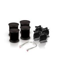 Diva Session Instant Heat 50mm Rollers, Clips & Pins Pack of 4