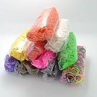 DIY Twistz Silicone Bandz Rubber Bands Bracelets Rainbow Color Loom Style for Kids with 600pcs Bands and 24 S-clips