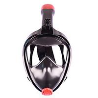Diving Masks Anti-Fog Waterproof Full Face Masks 180 Degree View Dry Top Diving / Snorkeling PVC silicone