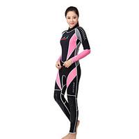 DiveSail Women\'s 3mm Dive Skins Wetsuit Skin Full WetsuitWaterproof Breathable Thermal / Warm Quick Dry Ultraviolet Resistant Wearable