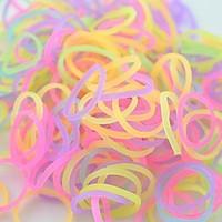 DIY Rubber Bands Bracelets Rainbow Color Loom for Kids with 600pcs Bands and 24 S-clips