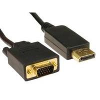 displayport to vga cable 1m