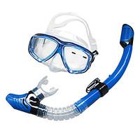 Diving Masks Snorkeling Packages Snorkels Swim Mask Goggle Snorkel Set Dry Top Diving / Snorkeling Glass silicone-SBART