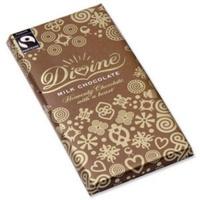 divine chocolate fair trade milk chocolate bar 40g