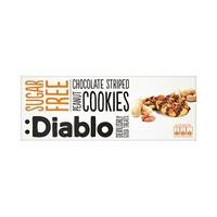 diablo sugar free choc striped peanut cookies 150 g 1 x 150g