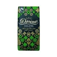 divine chocolate mint dark chocolate 100g 1 x 100g