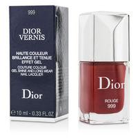 Dior Vernis Couture Colour Gel Shine & Long Wear Nail Lacquer - # 999 Rouge 10ml/0.33oz