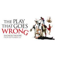 dinner and top price the play that goes wrong tickets for two