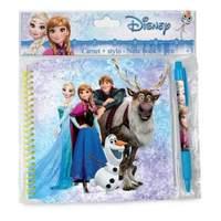 Disney Frozen Spiral Notebook With 30 Pages and Pen